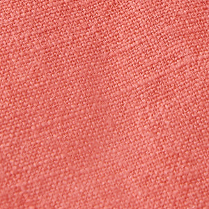 coral rose linen swatch