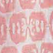 Textured fabric with a subtle pattern on a pink background