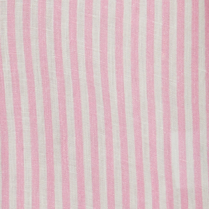 pink stripe fabric swatch