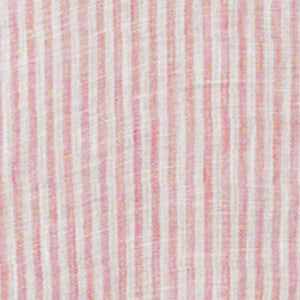100% linen swatch red lines
