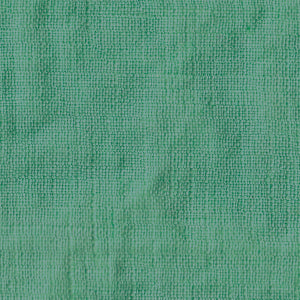 100% linen swatch riviera green