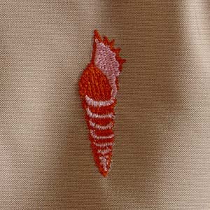 recycled fabric swatch shellebration