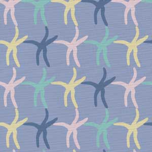 recycled fabric swatch star dancer
