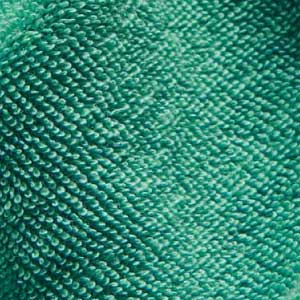 terry towelling swatch riviera green