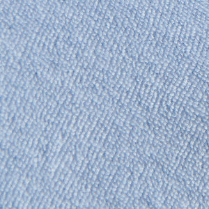 terry towelling swatch sky blue