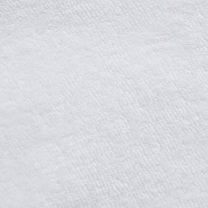 terry towelling swatch white