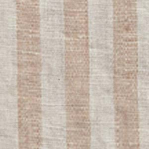 100% linen swatch coconut stripe